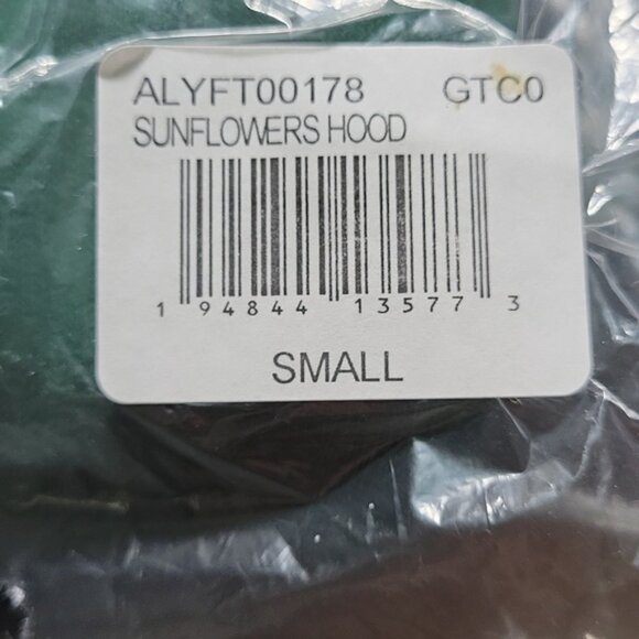 Element Men's Hoodie Size S Sunflower Green Fleece - Picture 7 of 7